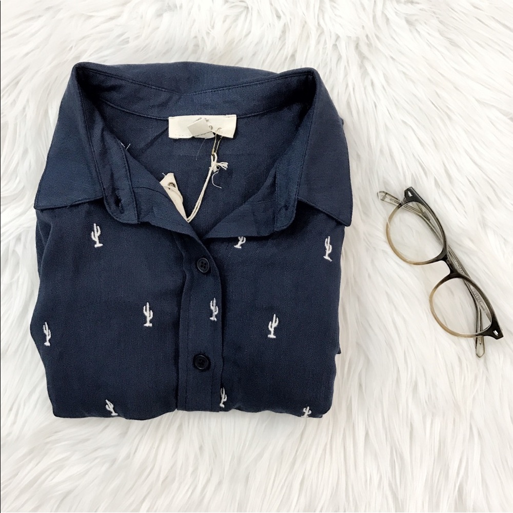 Cactus Button Up Shirt